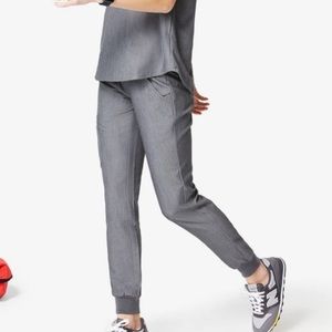 FIGS Zamora Jogger Scrub Bottoms XS Grey